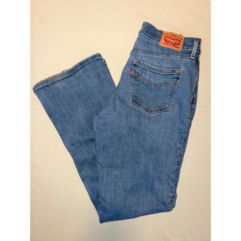 Levis Classic Bootcut Jeans Womens 6M Light Wash Denim A1660-0000‎ Blue